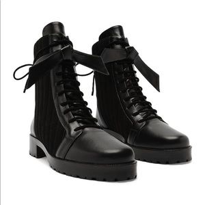 Alexandre Birman Quilted Clarita Combat Boot